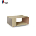 Table basse LIGATIO Chêne Clair - Sienne - Terracotta