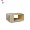 Table basse LIGATIO Chêne Clair - Sienne - Curry