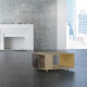 Table basse LIGATIO Chêne Clair - Graphite - Curry