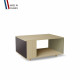 Table basse LIGATIO Chêne Clair - Graphite - Olive
