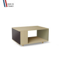 Table basse LIGATIO Chêne Clair - Graphite - Olive