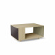 Table basse LIGATIO Chêne Clair - Graphite - Olive