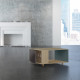 Table basse LIGATIO Chêne Clair - Graphite - Tropical