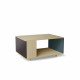 Table basse LIGATIO Chêne Clair - Graphite - Tropical