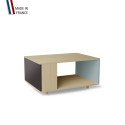 Table basse LIGATIO Chêne Clair - Graphite - Curaçao