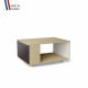 Table basse LIGATIO Chêne Clair - Graphite - Porcelaine