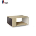 Table basse LIGATIO Chêne Clair - Graphite - Porcelaine