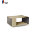 Table basse LIGATIO Chêne Clair - Cubanite - Graphite
