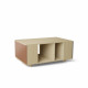 Table basse GRANDE LIGATIO Chêne Clair - Terracotta - Cubanite