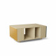 Table basse GRANDE LIGATIO Chêne Clair - Curry - Tropical
