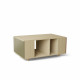 Table basse GRANDE LIGATIO Chêne Clair - Olive - Terracotta