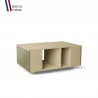 Table basse GRANDE LIGATIO Chêne Clair - Olive - Cubanite