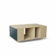 Table basse GRANDE LIGATIO Chêne Clair - Tropical - Curry