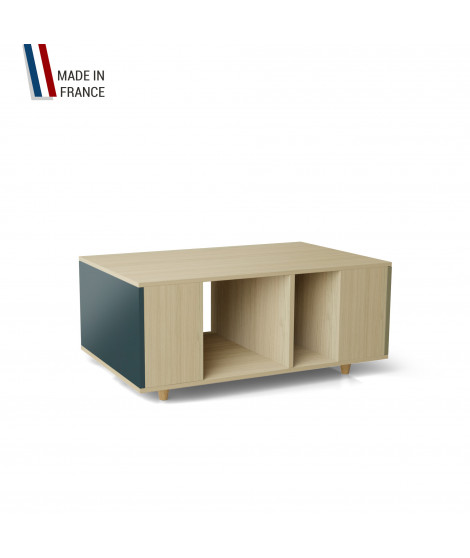 Table basse GRANDE LIGATIO Chêne Clair - Tropical - Olive