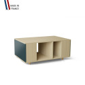 Table basse GRANDE LIGATIO Chêne Clair - Tropical - Olive