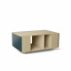 Table basse GRANDE LIGATIO Chêne Clair - Tropical - Graphite