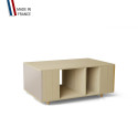 Table basse GRANDE LIGATIO Chêne Clair - Cachemire - Curry