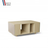 Table basse GRANDE LIGATIO Chêne Clair - Cachemire - Olive