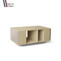 Table basse GRANDE LIGATIO Chêne Clair - Cachemire - Graphite