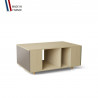 Table basse GRANDE LIGATIO Chêne Clair - Sienne - Olive
