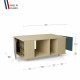Table basse GRANDE LIGATIO Chêne Clair - Sienne - Tropical