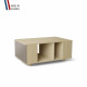 Table basse GRANDE LIGATIO Chêne Clair - Sienne - Porcelaine