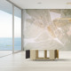 Table basse GRANDE LIGATIO Chêne Clair - Graphite - Curry