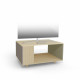 Meuble TV NEXIUM Chêne Clair - Sienne - Olive