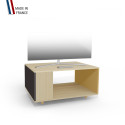 Meuble TV NEXIUM Chêne Clair - Graphite - Curry