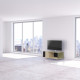 Meuble TV NEXIUM Chêne Clair - Graphite - Olive