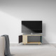 Meuble TV NEXIUM Chêne Clair - Graphite - Tropical