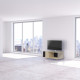 Meuble TV NEXIUM Chêne Clair - Graphite - Cachemire