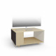 Meuble TV NEXIUM Chêne Clair - Graphite - Porcelaine