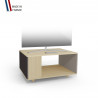 Meuble TV NEXIUM Chêne Clair - Graphite - Sienne