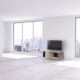 Meuble TV NEXIUM Chêne Clair - Graphite - Sienne