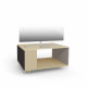 Meuble TV NEXIUM Chêne Clair - Graphite - Sienne