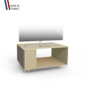 Meuble TV NEXIUM Chêne Clair - Cubanite - Olive