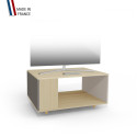 Meuble TV NEXIUM Chêne Clair - Cubanite - Cachemire