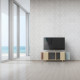 Meuble TV GRAND NEXIUM Chêne Clair - Abricot - Curaçao