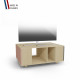 Meuble TV GRAND NEXIUM Chêne Clair - Abricot - Graphite
