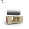 Meuble TV GRAND NEXIUM Chêne Clair - Terracotta - Porcelaine