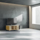 Meuble TV GRAND NEXIUM Chêne Clair - Curry - Graphite