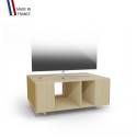 Meuble TV GRAND NEXIUM Chêne Clair - Curry - Abricot