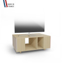 Meuble TV GRAND NEXIUM Chêne Clair - Cachemire - Abricot