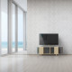 Meuble TV GRAND NEXIUM Chêne Clair - Curaçao - Graphite