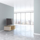 Meuble TV GRAND NEXIUM Chêne Clair - Porcelaine - Abricot