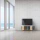 Meuble TV GRAND NEXIUM Chêne Clair - Porcelaine - Tropical