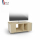Meuble TV GRAND NEXIUM Chêne Clair - Porcelaine - Curaçao