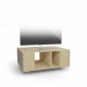 Meuble TV GRAND NEXIUM Chêne Clair - Sienne - Olive