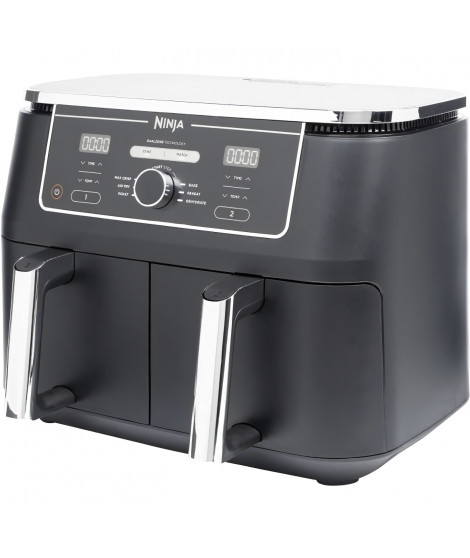 NINJA - Foodi Max - AF400EU - Friteuse sans huile DualZone?- 2470W - 7,6L - 2 tiroirs de cuisson - 6 modes de cuisson